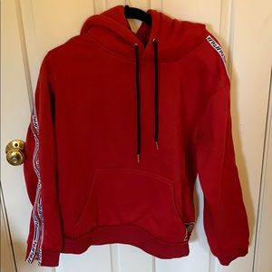 LF red sweatshirt